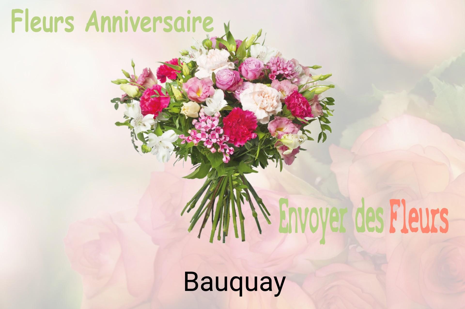 Bouquet de fleurs d’anniversaire livré à Bauquay